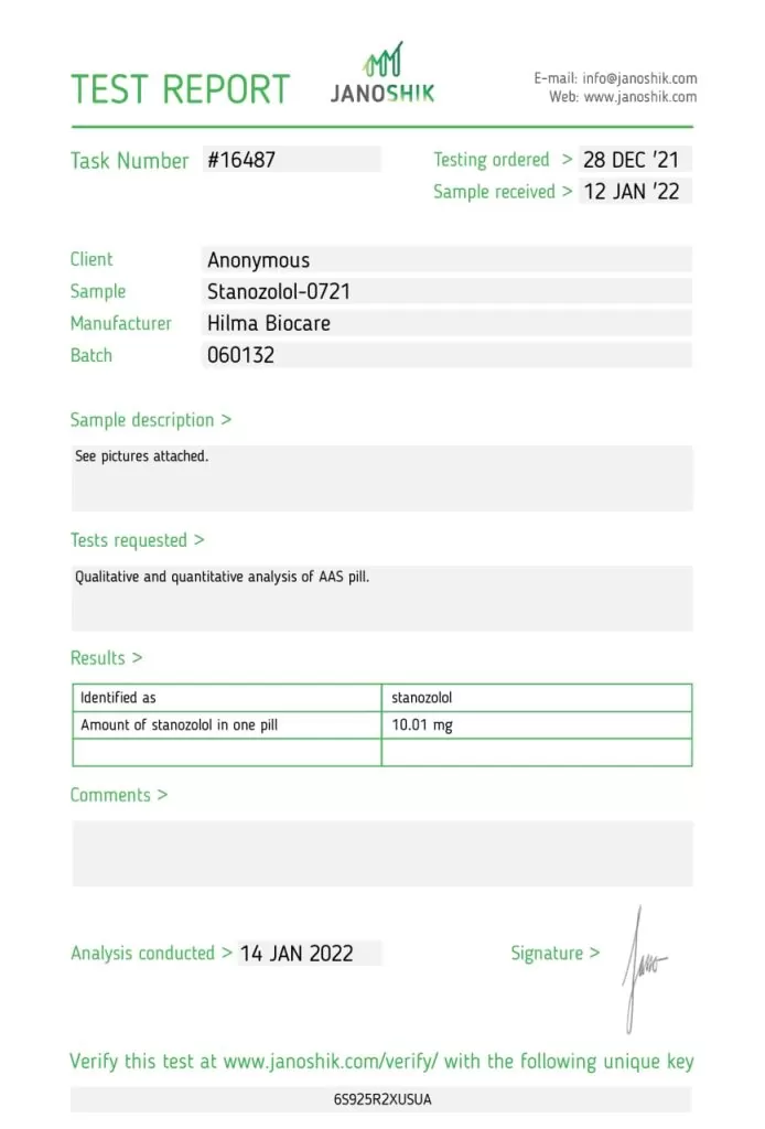 stanozolol