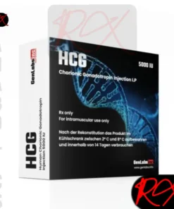 HCG 5000IU – VIAL ( HUMAN CHORIONIC GONADOTROPIN ) ( WITH BACTERIOSTATIC WATER) – GENLABS