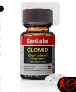 CLOMID (CLOMIPHENE CITRATE) 25MG / PER TAB – 200 TABLETS – GENLABS